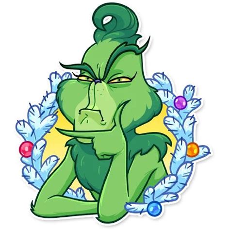 A Cartoon Character Sitting In Front Of A Wreath