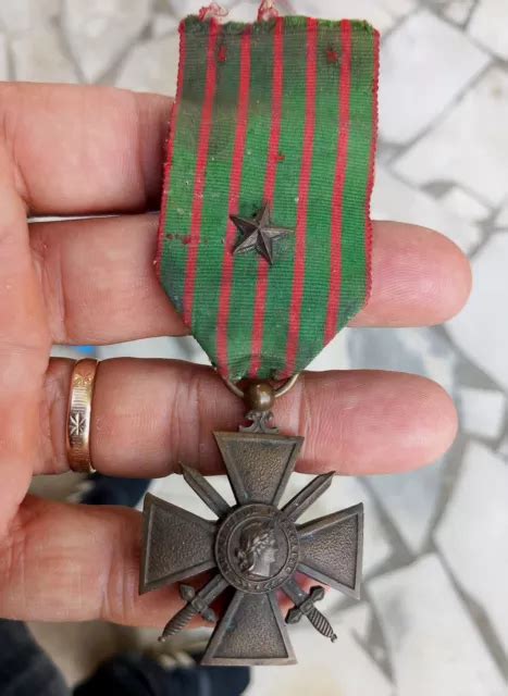 Croix De Guerre M Daille Militaire Medaglia Militare Eur