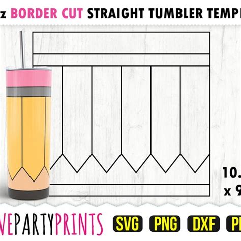 Puzzle Oz Skinny Straight Template Tumbler Wrap Svg Etsy