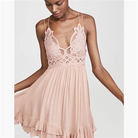 Free People Dresses Nwt Free People Adella Slip Dress In Rose Color