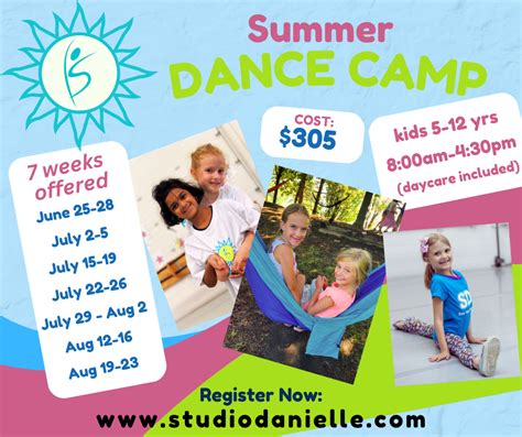 Summer Dance Camp Studio De Danse Danielle