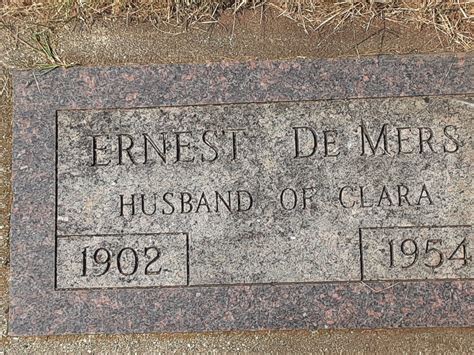 Ernest George Ernie DeMers 1902 1954 Homenaje De Find A Grave