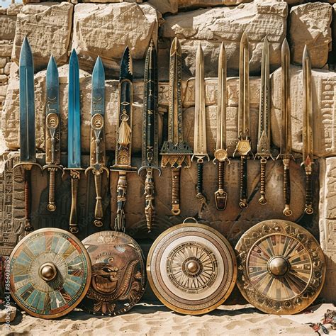 Explore The Historical Depiction Of Ancient Egyptian Weaponry During