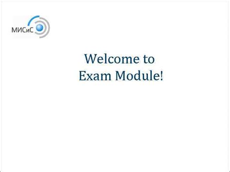 Welcome To Exam Module Complete Ielts