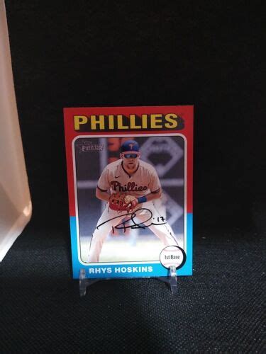 Topps Heritage Rhys Hoskins Ebay