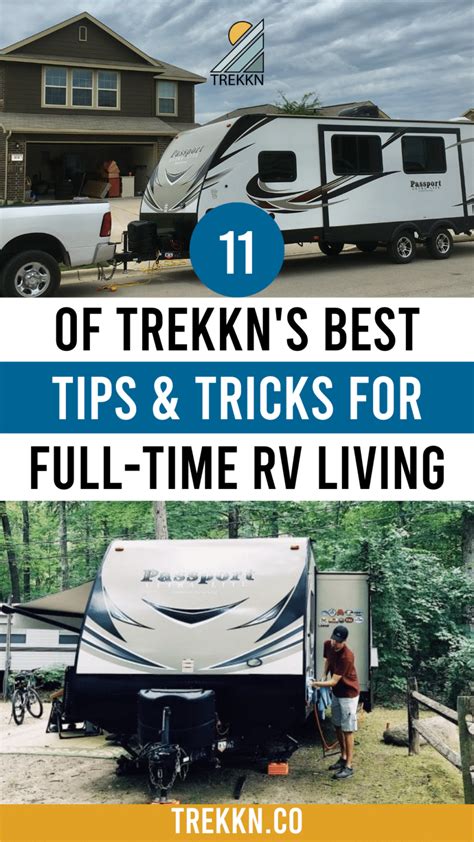 11 of TREKKN's Best Tips & Tricks for Full Time RV Living