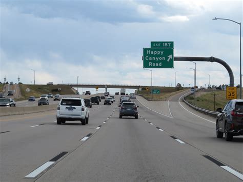 Colorado Interstate 25 Southbound Cross Country Roads