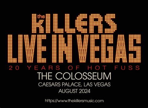 The Killers Announces Las Vegas Residency Performing Debut Album Hot Fuss