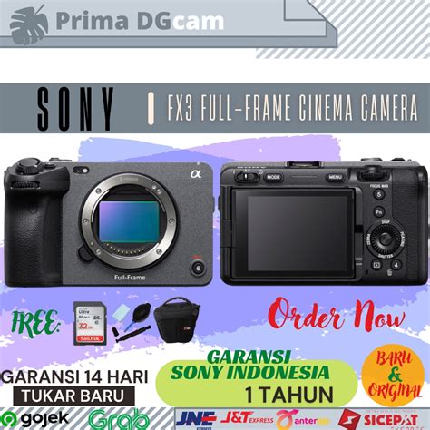 jual sony fx full frame cinema camera shopee indonesia