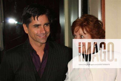 John Stamos And His Mother Loretta Stamos Arriving At The Opening Night Party For The Roundabout