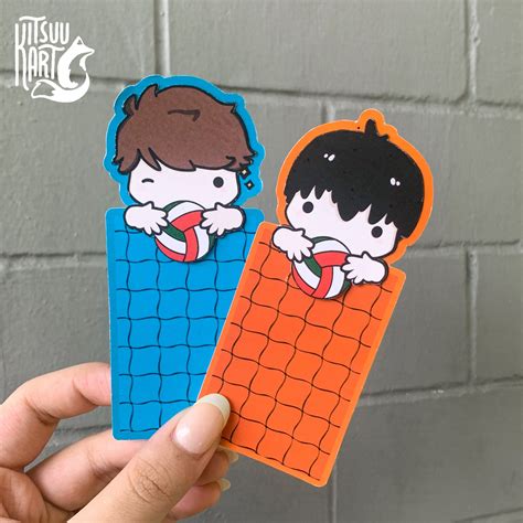 Haikyuu Bubs Bookmarks Kitsuukart