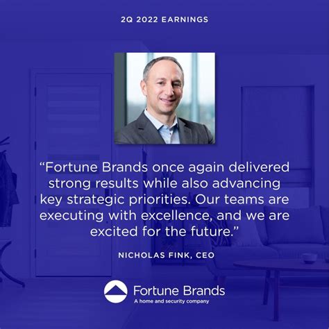 Fortune Brands Home & Security on LinkedIn: Today Fortune Brands reported strong Q2 2022 results ...