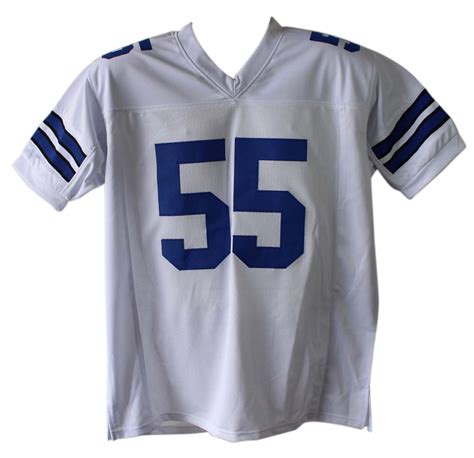 Leighton Vander Esch Autographed Dallas Cowboys White XL Jersey BAS ...