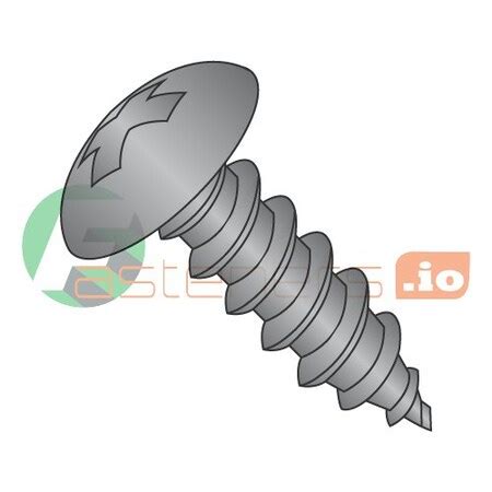 Newport Fasteners Sheet Metal Screw X In Black Oxide Steel