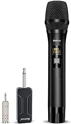 Bietrun Wireless Microphone With Echo Treble Bass Bluetooth Ft