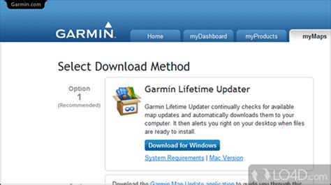 Garmin Lifetime Updater - Screenshots