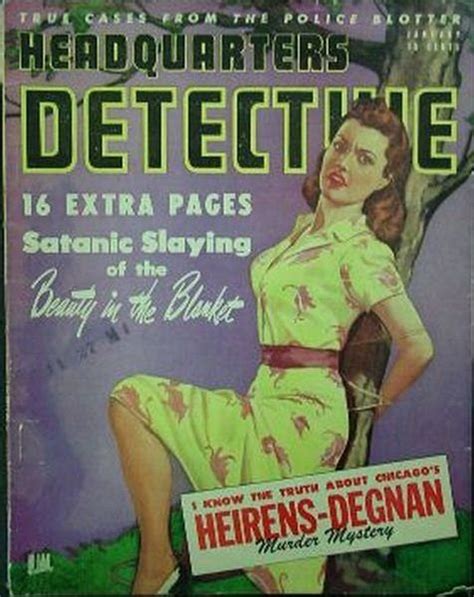 Headquarters Detective January 1947 Detective Pulp Magazine I