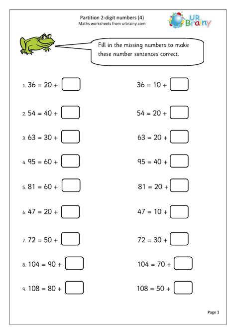 Tens And Ones Number Separation Worksheet Teacher Made Pin On Christmas Story