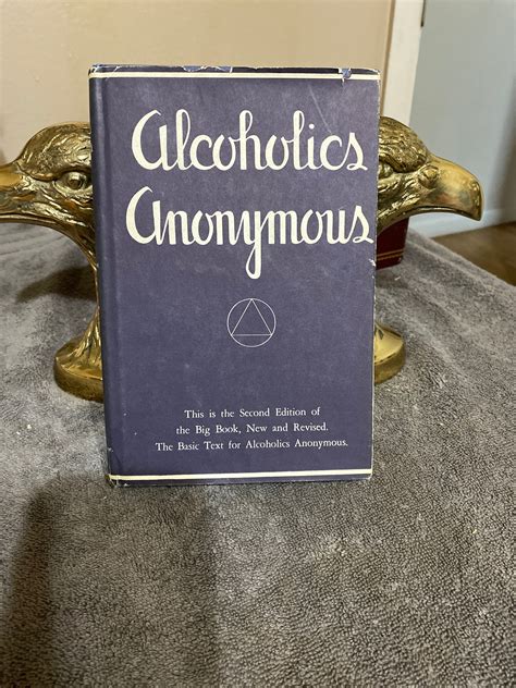 Alcoholics Anonymous, Big Book, 2nd Edition , 11th Ptg. 1970 - Etsy