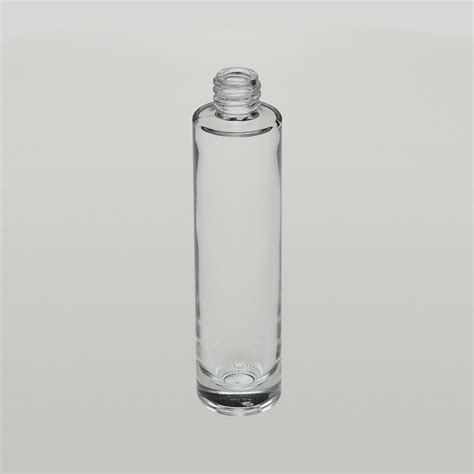 BulkPerfumeBottles 1 7 Oz 50ml Slim Clear Glass Cylinder Bottle