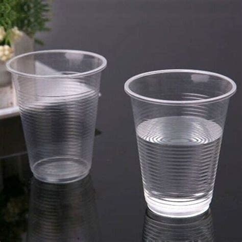 100 X Disposable Cups Clear Plastic Cups 7oz For Water Coolers Vending Disposables Cups Sealed