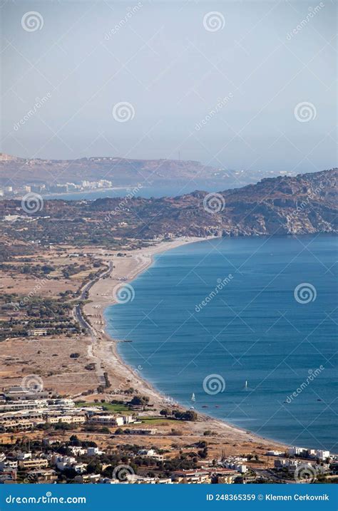 Beautiful View From Holy Monastery Of Panagia Tsambika Kyra Psili