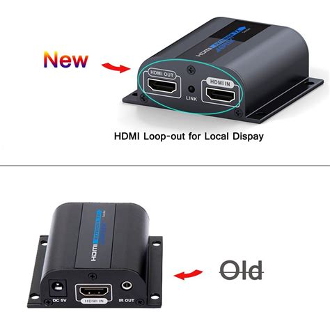 Agptek Lkv A M Ft P Hd Hdmi Network Extender Over Single