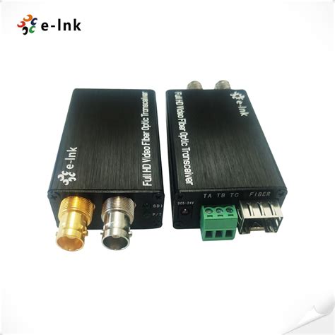 Mini Hd Sdi Fiber Converter With Sfp Transceiver Tally Or Reverse Rs