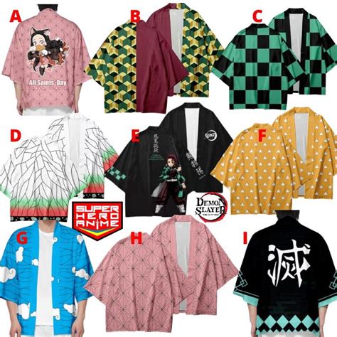 Jual Kimono Demon Slayer Jubah Kostum Anak Jepang Cosplay Japan Impor