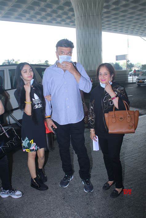 Anu Malik And His Family Spotted At Airport Departure - Gallery