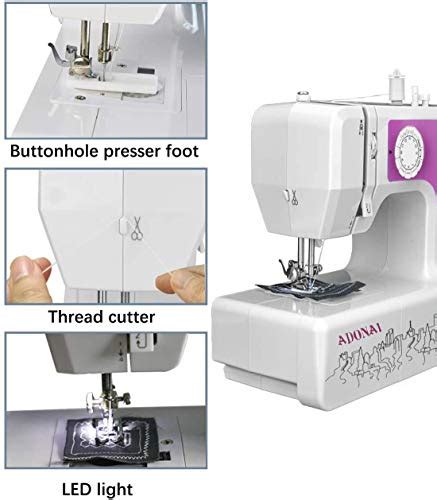 Adonai Multifunction Sewing Machine For Home With 12 Inbuilt Stitches