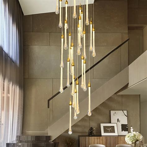 Candelabros Modernos Y Minimalistas Para Escaleras Luces Led Colgantes