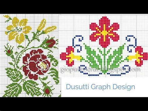 Most Beautiful Cross Stitch Graph Patterns Youtube