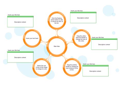 Circle Spoke Diagram - Modify the Circle Spokes Easily - Edraw