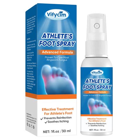 Effective Athlete's Foot Spray for Itching and Odor Removal - Fungi