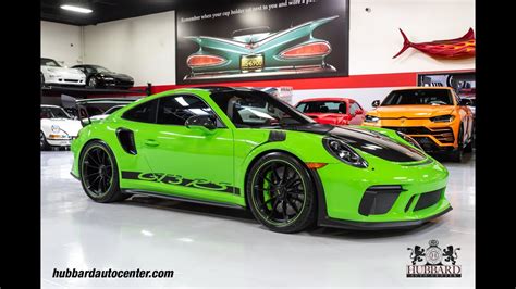 2019 Porsche 911 Gt3 Rs Weissach Package Lizard Green Youtube