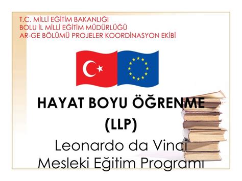 PPT HAYAT BOYU ÖĞRENME LLP Leonardo da Vinci Mesleki Eğitim