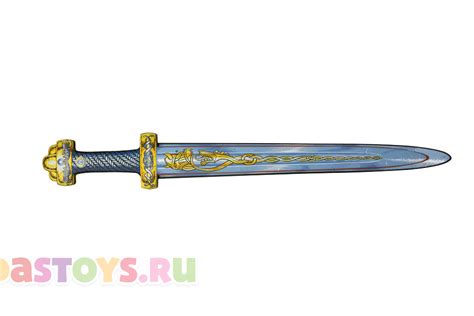 Игрушечный меч викинга с синей рукоятью купить с доставкой по цене 349 ...