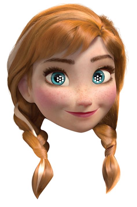 Anna from Disney's Frozen Party Face Mask Available now at Starstills.com