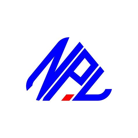 Npl Letter Logo Creative Design With Vector Graphic Npl Simple And