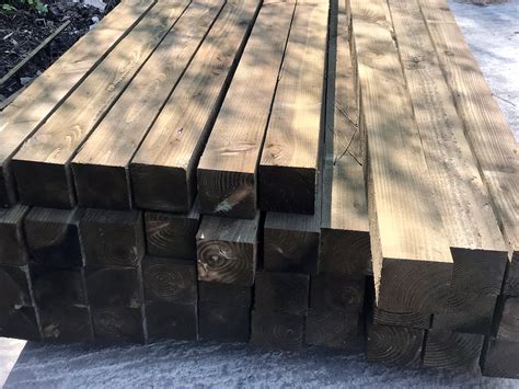 X Redwood Treated M Fence Post Cornwall Building Supplies