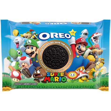 Oreo Super Mario Limited Edition Sandwich Cookies - Shop Cookies at H-E-B