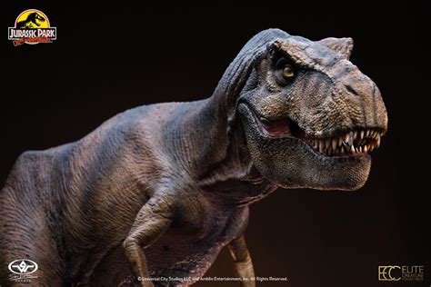 Jurassic Park T Rex Jurassic Park Maquette By Elite Creature