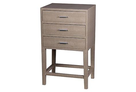 Emily Nightstand Taupe Furniture Nightstand Designer Nightstand