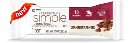 Perfectly Simple-Zone Perfect Nutrition Bars