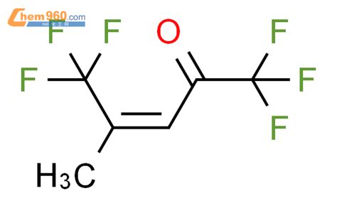 135708 33 7 3 Penten 2 one 1 1 1 5 5 5 hexafluoro 4 methyl Z 化学式