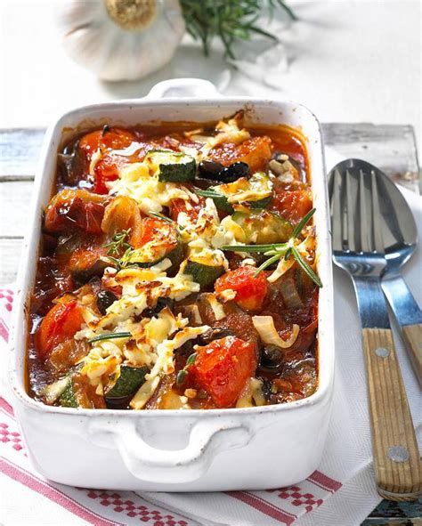 Gratinierte Ratatouille Mit Feta Rezept Lecker