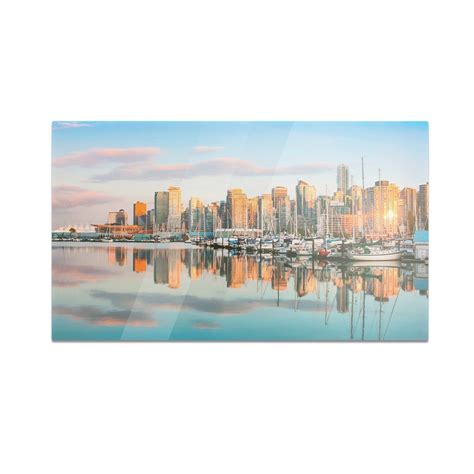 Szklana Deska Do Krojenia HOMEPRINT Panorama Vancouvera 60x52 Cm