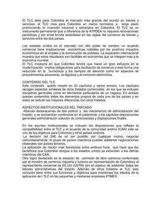 TLC Colombia Estados Unidos PDF