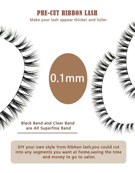 Free Sample Individual Eyelash Clusters Pre Cut Segmented Lashes Diy